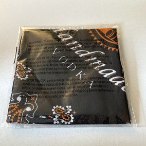 Tito's Vodka Black New Bandana Scarf Handkerchief OC9
